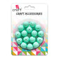 iCraft Accessories Sea Green Moti 14mm.Pack Of 30 Grams