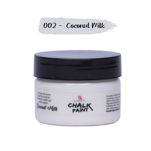 iCraft Premium Chalk Paint - Smooth, Creamy & Non-Toxic - Ideal for DIY & Resin Projects-50ml Coconut Milk