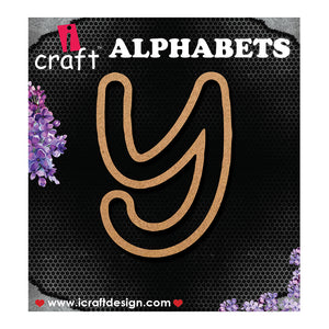 iCraft Wooden Outline Alphabets- Y