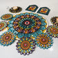 iCraft DIY Traditional Mandala Art Kit - Diwali Special for a Festive Home - Beginner-Friendly Mandala Painting Therapy Kit for Mindfulness and Creativity