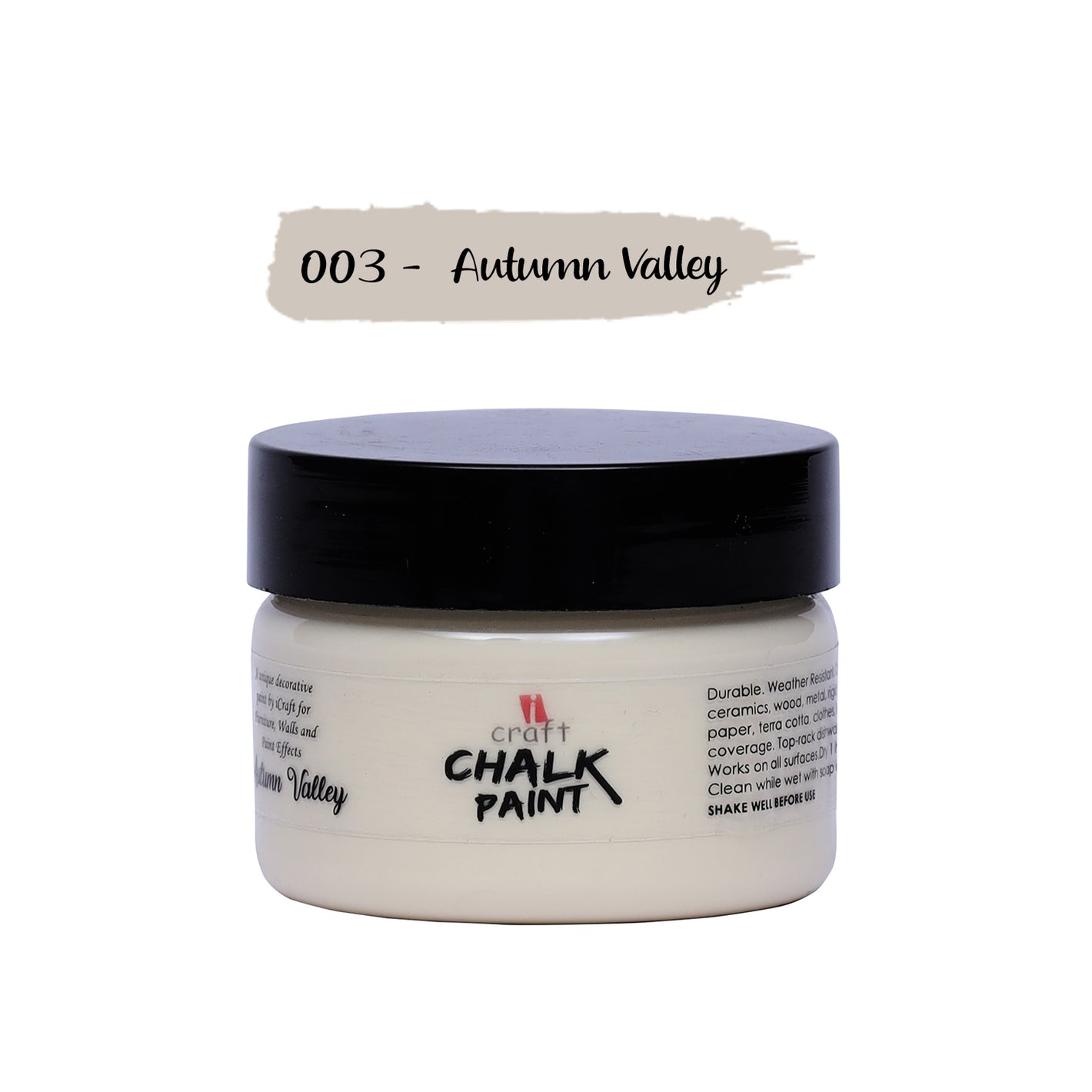 iCraft Premium Chalk Paint - Smooth, Creamy & Non-Toxic - Ideal for DIY & Resin Projects-50ml Autumn Valley