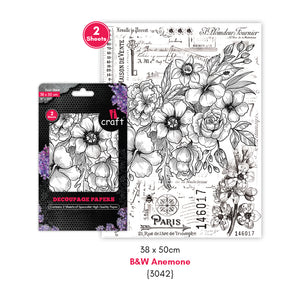 iCraft Decoupage Paper Pack - Dual-Sheet Set for Resin Art & Furniture Upcycling and DIY’s - 3042