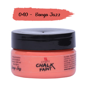 iCraft Premium Chalk Paint - Smooth, Creamy & Non-Toxic - Ideal for DIY & Resin Projects-50ml Bongo Jazz