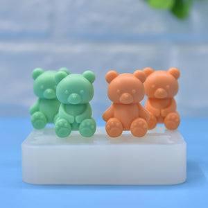 Teddy Bear Silicone Mould — for Resin, Wax & Clay
