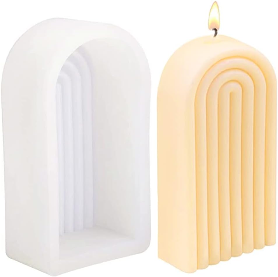 Semi Oval Silicone Mould — for Resin, Wax & Clay