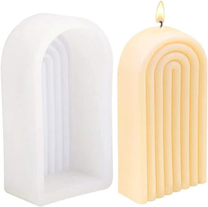 Semi Oval Silicone Mould — for Resin, Wax & Clay