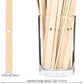 Wooden Wick Centering Sticks with Center Hole Pack of 50