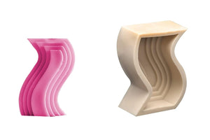 S Shape Silicone Mould — for Resin, Wax & Clay