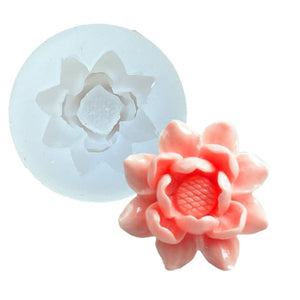 Small Lotus Flower Silicone Mould — for Resin, Wax & Clay