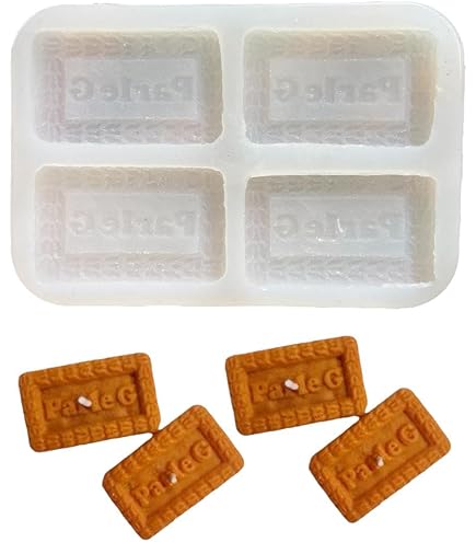 Parle G Biscuit Silicone Mould — for Resin, Wax & Clay
