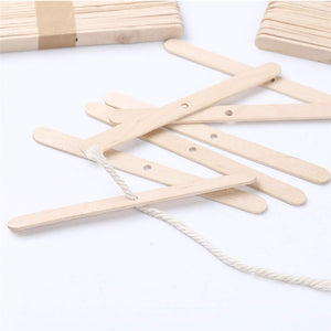 Wooden Wick Centering Sticks with Center Hole Pack of 50