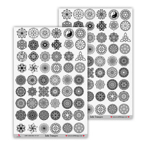 iCraft Water Transfer Stickers- Best use for Resin, Fabric, Plastic, MDF & Glass - Decorative Decals in Floral, Quotes & More (10" x 15")-6028