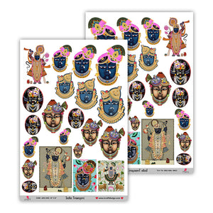 iCraft Water Transfer Stickers- Best use for Resin, Fabric, Plastic, MDF & Glass - Decorative Decals in Floral, Quotes & More (10" x 15")-6031