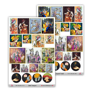 iCraft Water Transfer Stickers- Best use for Resin, Fabric, Plastic, MDF & Glass - Decorative Decals in Floral, Quotes & More (10" x 15")-6032