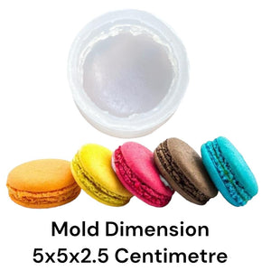 Macaron Silicone Mould — for Resin, Wax & Clay