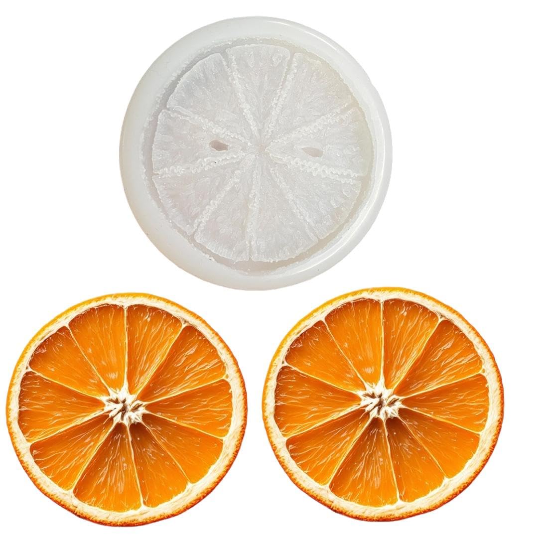 Orange Slice Full Big Silicone Mould — for Resin, Wax & Clay