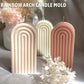Semi Oval Silicone Mould — for Resin, Wax & Clay