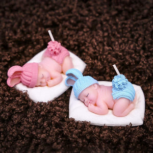 Sleeping Baby Silicone Mould — for Resin, Wax & Clay