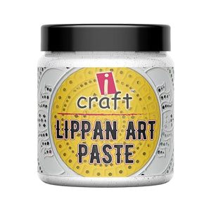 iCraft White Lippan Art Paste For Lippan Art, Craft & Decorative Purpose | 300 Grams | Non-Toxic | Lippan Art Bases | Lippan Art Mirrors