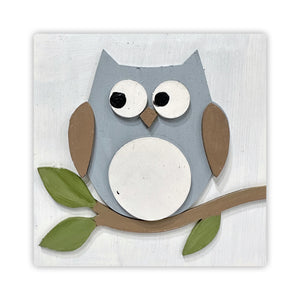 iCraft DIY Frame - Home Decor Art Kit for Kids -Owl
