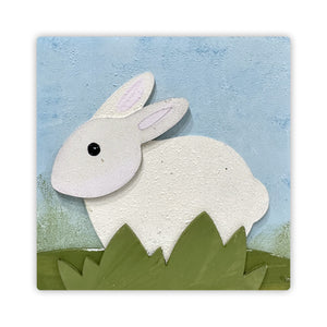 iCraft DIY Frame - Home Decor Art Kit for Kids - Rabbit