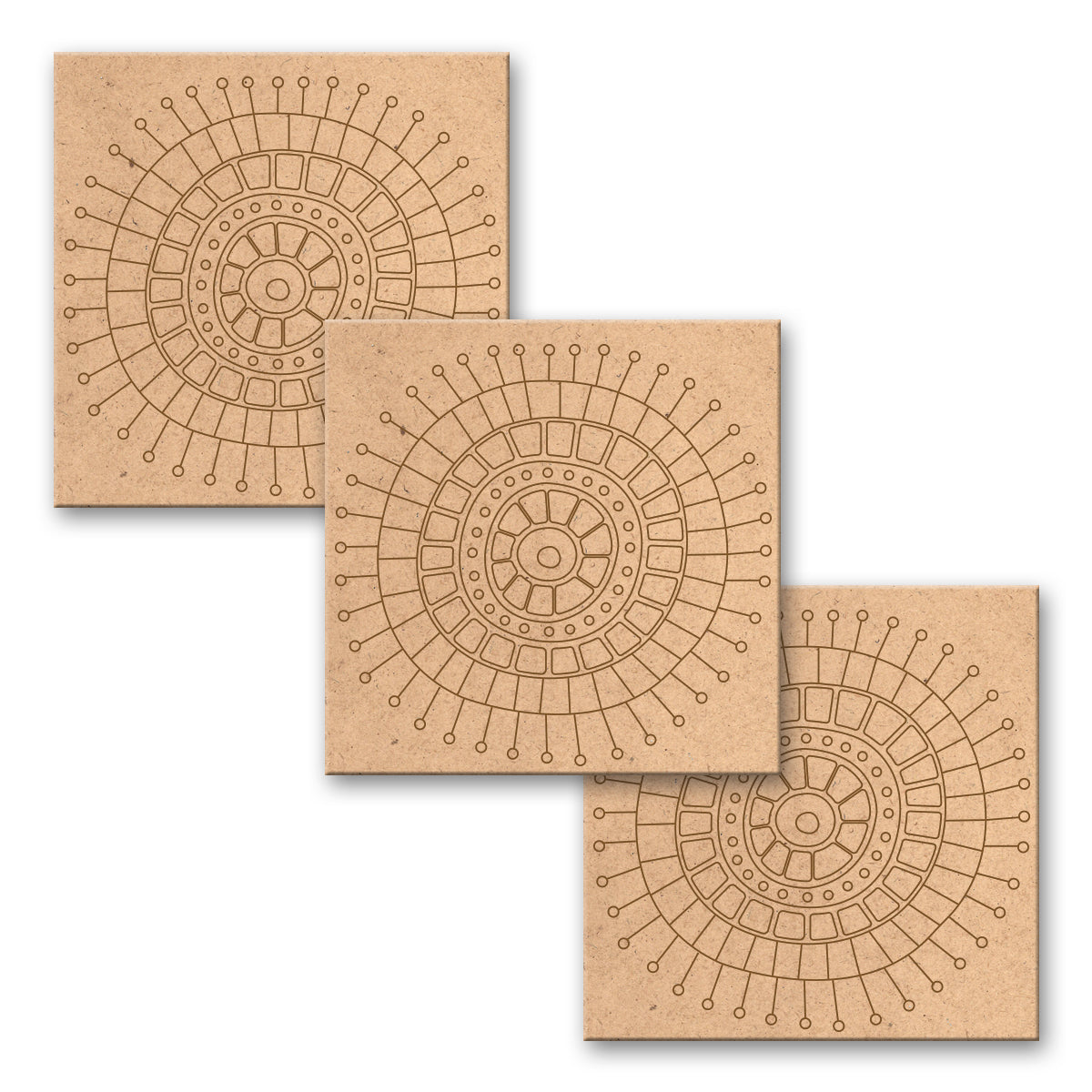 iCraft Doodling Tiles-4"x 4"-779