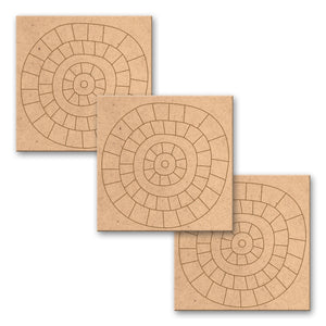 iCraft Doodling Tiles-4"x 4"-781
