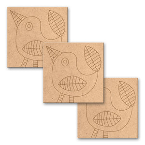 iCraft Doodling Tiles-4"x 4"-782
