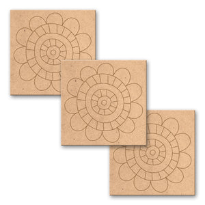 iCraft Doodling Tiles-4"x 4"-783