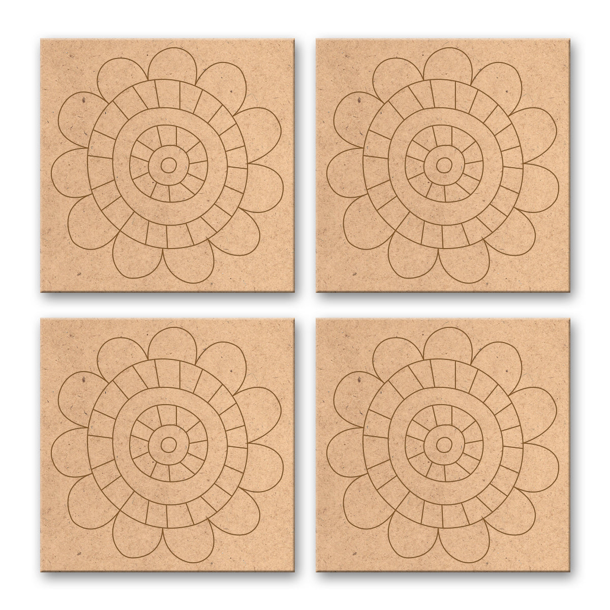 iCraft Doodling Tiles-3"x 3"-793