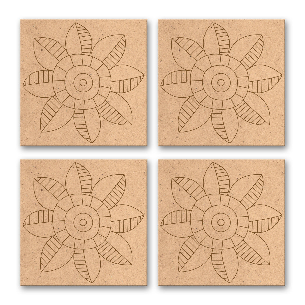 iCraft Doodling Tiles-3"x 3"-795