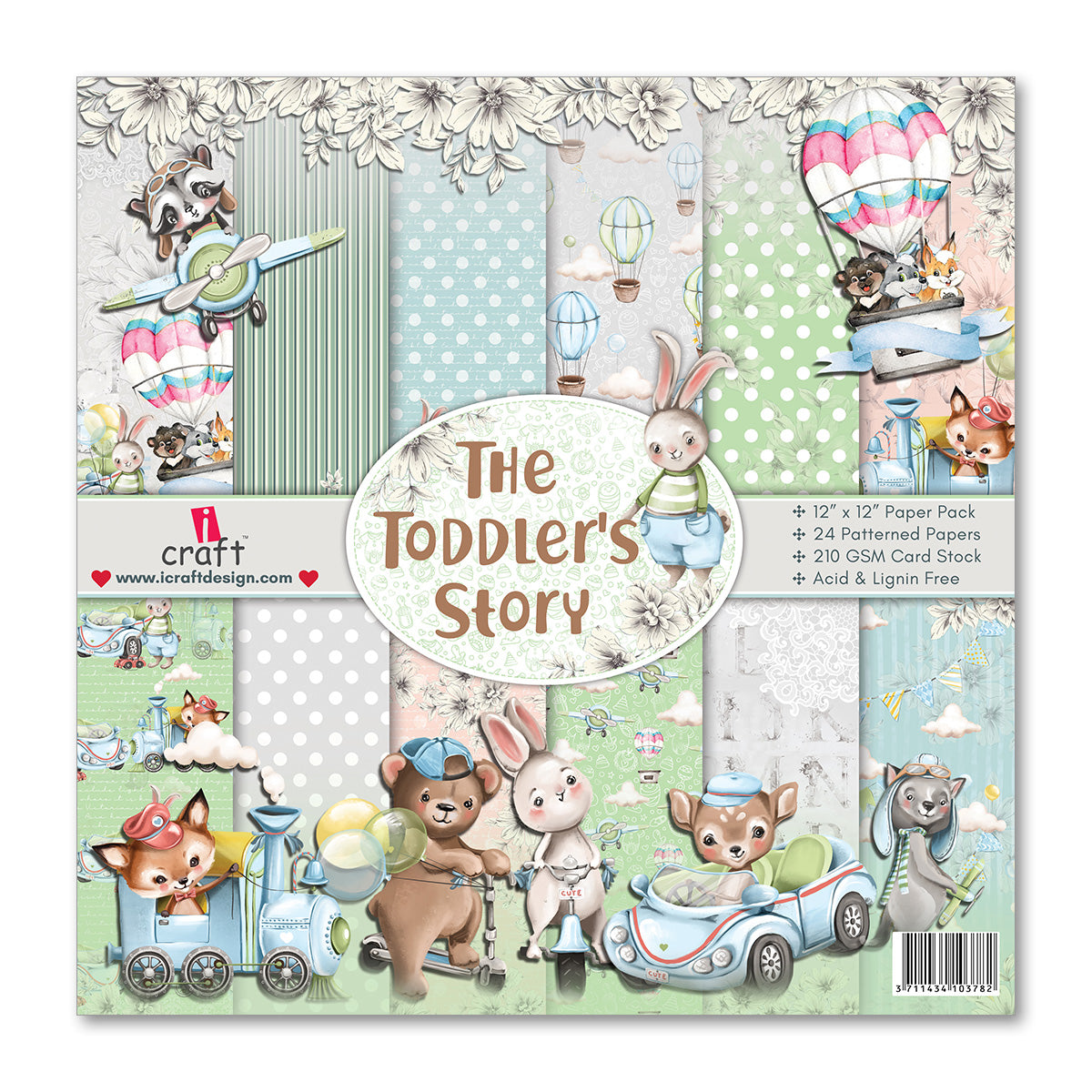 iCraft Pattern Paper- The Toddler's Story