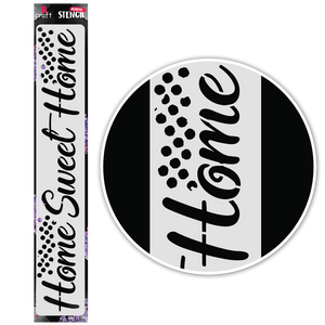 iCraft Multi-Surface Stencils - Perfect for Walls, DIY & Resin Art Projects | Reusable |Border Stencil-8009