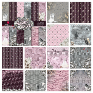 iCraft Pattern Paper- In The Name of Love