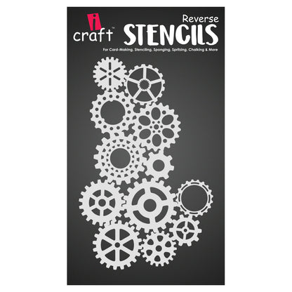 iCraft Multi-Surface Stencils - Perfect for Walls, DIY & Resin Art Projects | Reusable |Reveres Stencil-9009