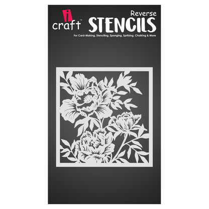 iCraft Multi-Surface Stencils - Perfect for Walls, DIY & Resin Art Projects | Reusable |Reveres Stencil-9010
