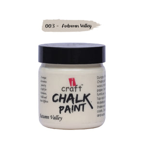 iCraft Premium Chalk Paint - Smooth, Creamy & Non-Toxic - Ideal for DIY & Resin Projects-100ml Autumn Valley