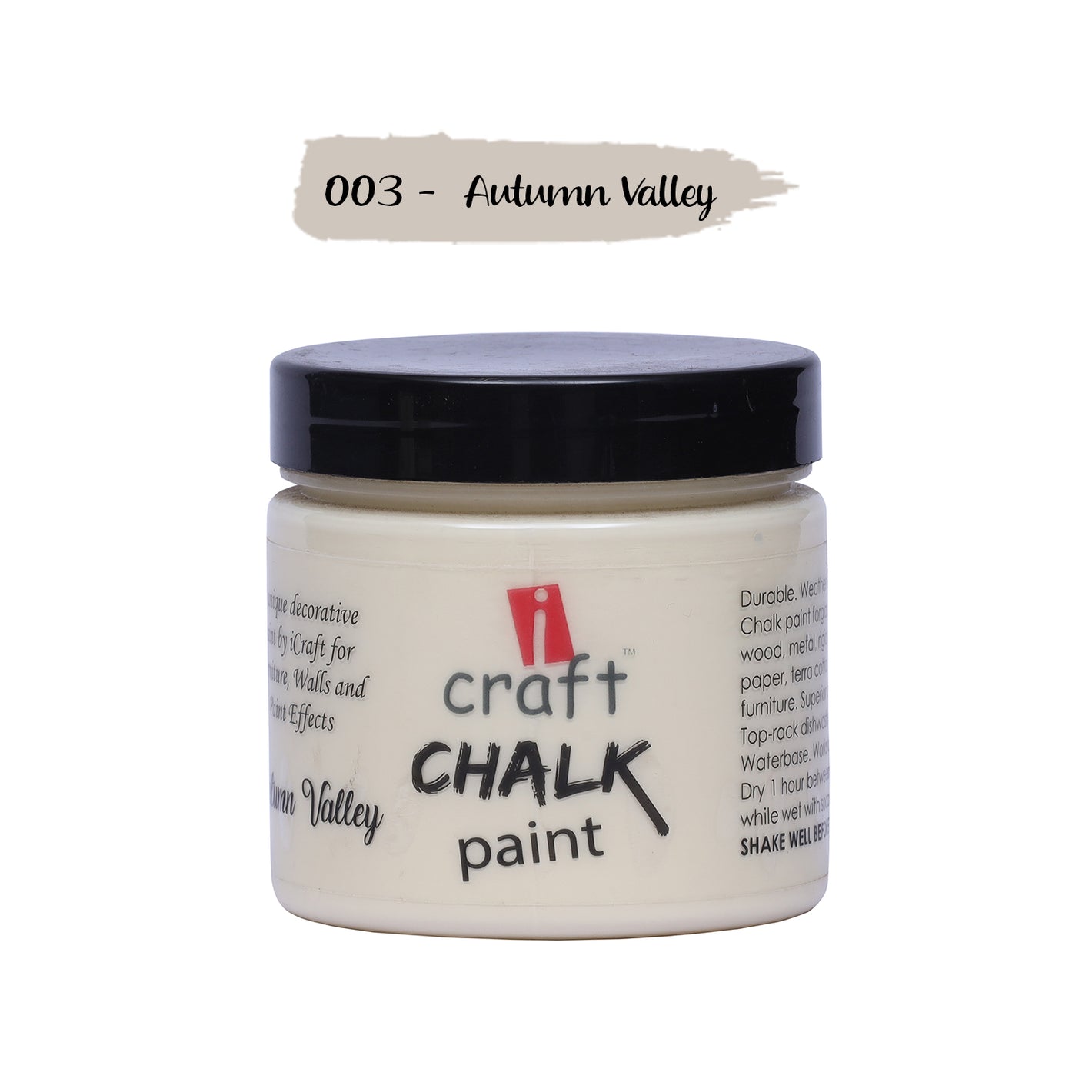 iCraft Premium Chalk Paint - Smooth, Creamy & Non-Toxic - Ideal for DIY & Resin Projects-250ml Autumn Valley