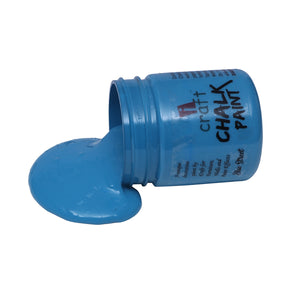 iCraft Premium Chalk Paint - Smooth, Creamy & Non-Toxic - Ideal for DIY & Resin Projects-100ml Blue Street