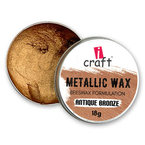 iCraft Metallic Wax - Antique Bronze - 18g - Give Your Crafts a Vintage Charm