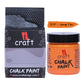 iCraft Premium Chalk Paint - Smooth, Creamy & Non-Toxic - Ideal for DIY & Resin Projects-100ml  Camp Fire