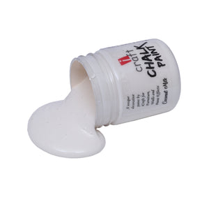 iCraft Premium Chalk Paint - Smooth, Creamy & Non-Toxic - Ideal for DIY & Resin Projects-100ml Coconut Milk