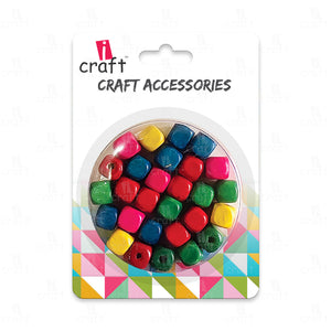 iCraft Accessories Multi Color Cubes.Pack Of 20 Grams