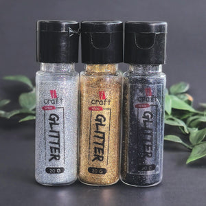 iCraft Glitter Pack: Add Sparkly Dimension to Your Art and Craft Projects Combo 10