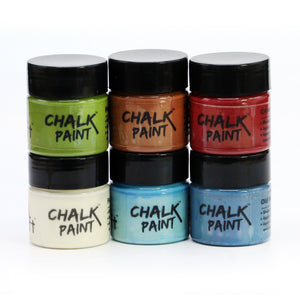 icraft Chalk Paint Mini Starter Pack Set Of 6-Basic Shades 2