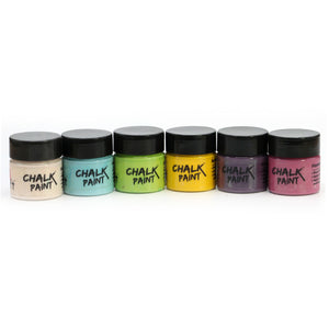 icraft Chalk Paint Mini Starter Pack Set Of 6-Basic Shades