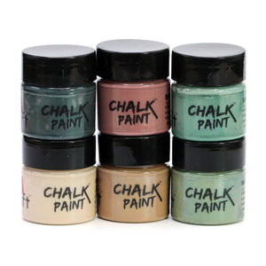 icraft Chalk Paint Mini Starter Pack Set Of 6-Vintage Shades