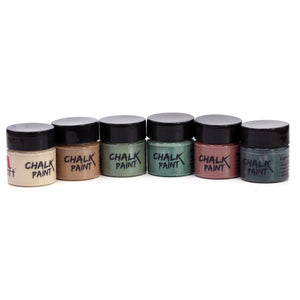 icraft Chalk Paint Mini Starter Pack Set Of 6-Vintage Shades