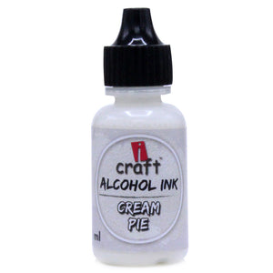 iCraft Alcohol Ink -Cream Pie Vibrant and Versatile Ink for Resin and Abstract Art