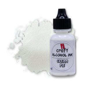 iCraft Alcohol Ink -Cream Pie Vibrant and Versatile Ink for Resin and Abstract Art